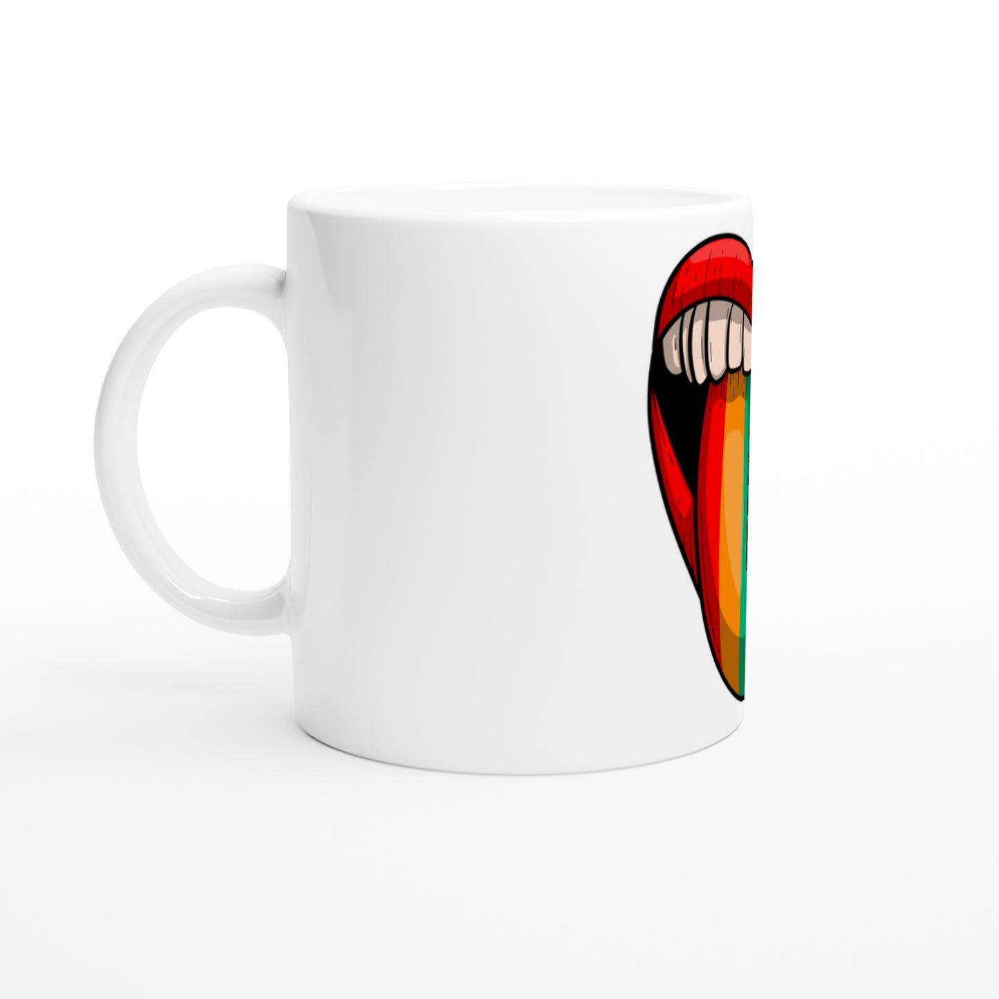 Ceramic Mug - Pride Tongue Design