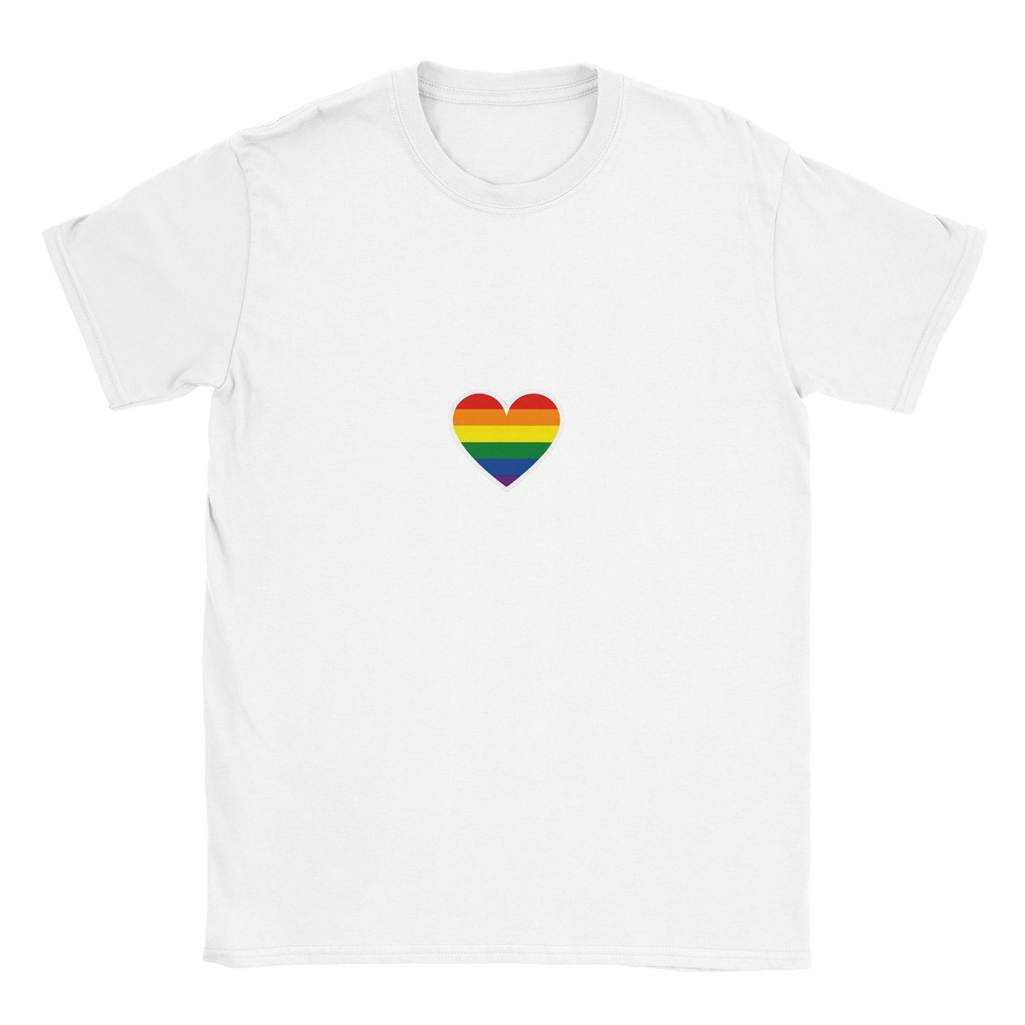 Unisex Crewneck Tshirt - Pride Heart Design