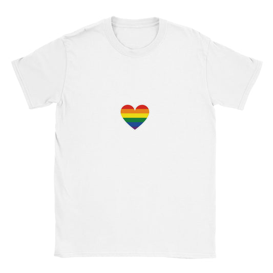 Unisex Crewneck Tshirt - Pride Heart Design