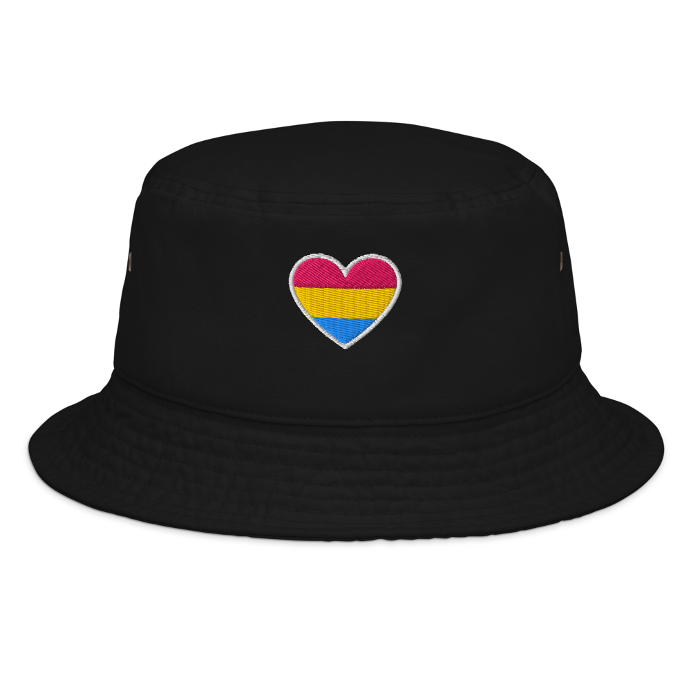 Pride Bucket Hat - Pansexual Heart Design