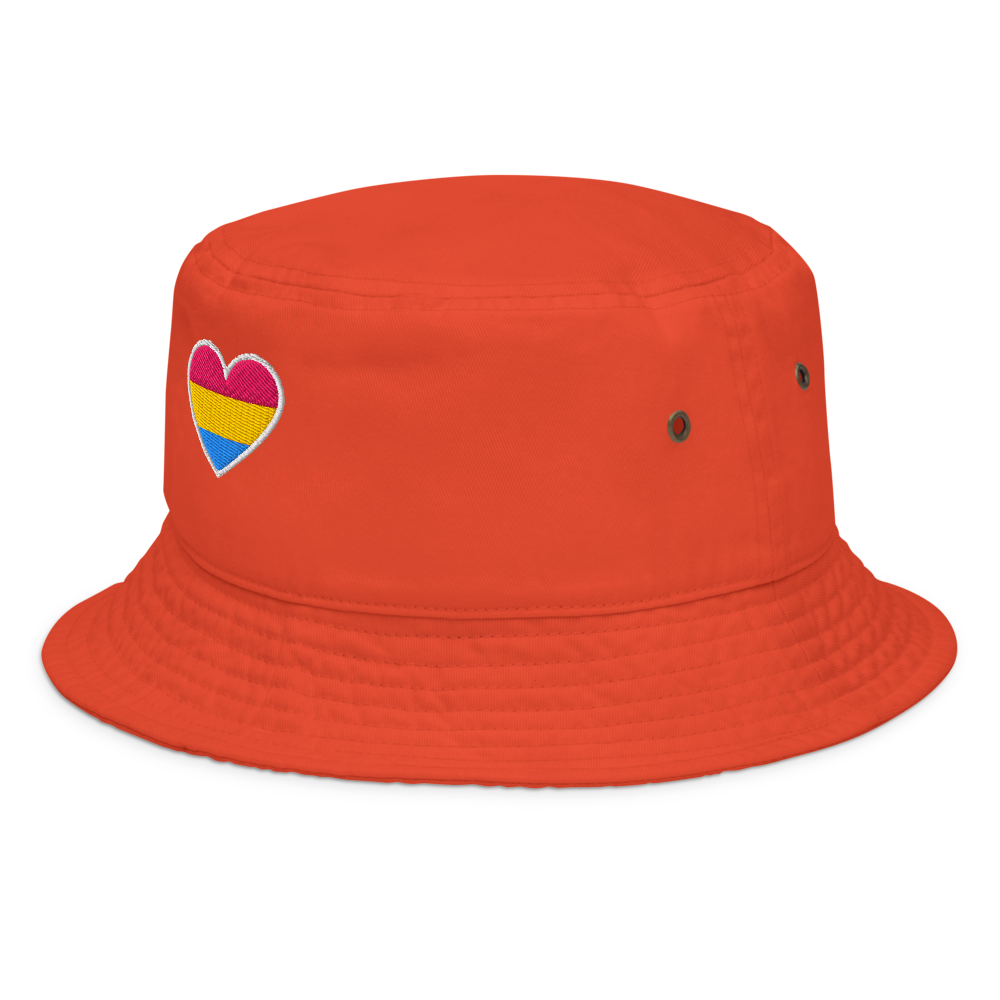 Pride Bucket Hat - Pansexual Heart Design