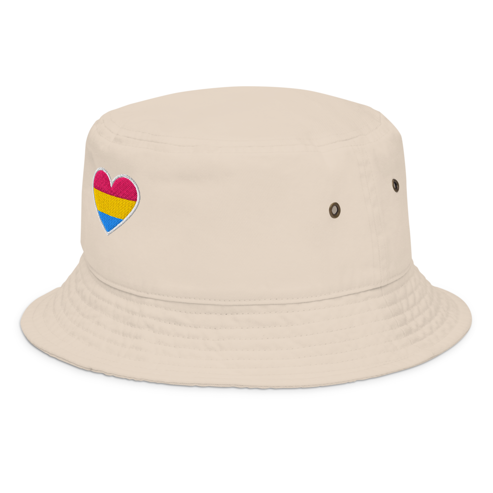 Pride Bucket Hat - Pansexual Heart Design