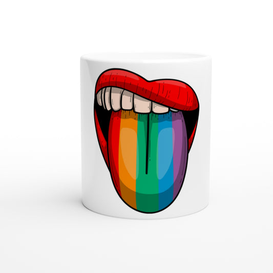 Ceramic Mug - Pride Tongue Design