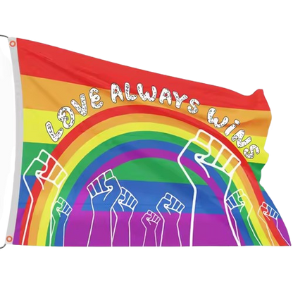 Love Always Win - Pride Flag