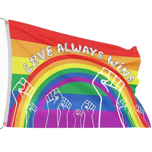 Love Always Win - Pride Flag