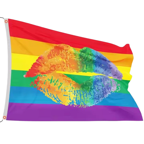 Smooch & Strength Flag