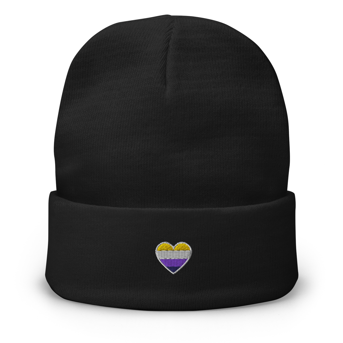 Beanie - Non-binary Heart Design