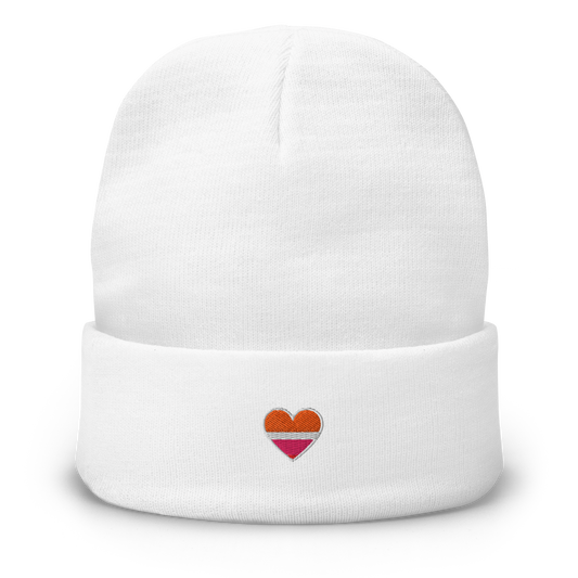 Beanie - Lesbian Heart Design