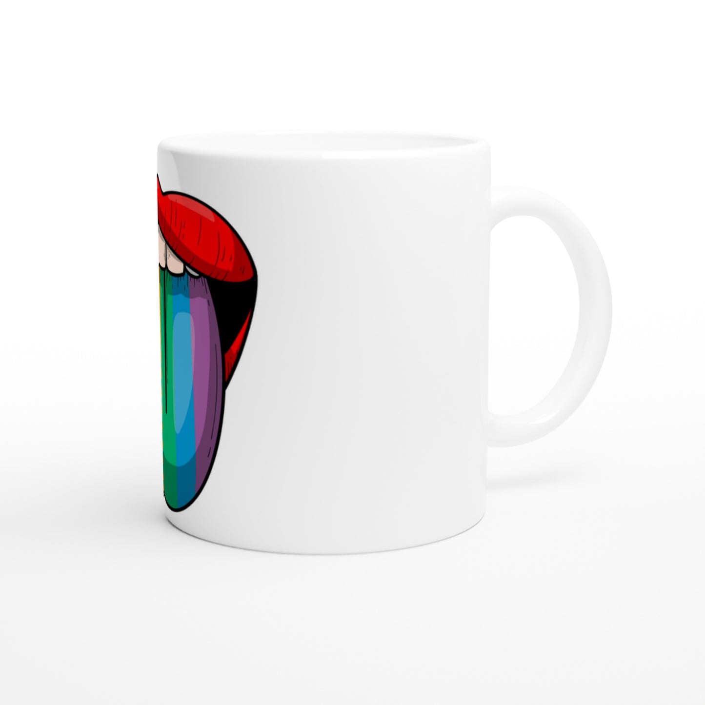 Ceramic Mug - Pride Tongue Design